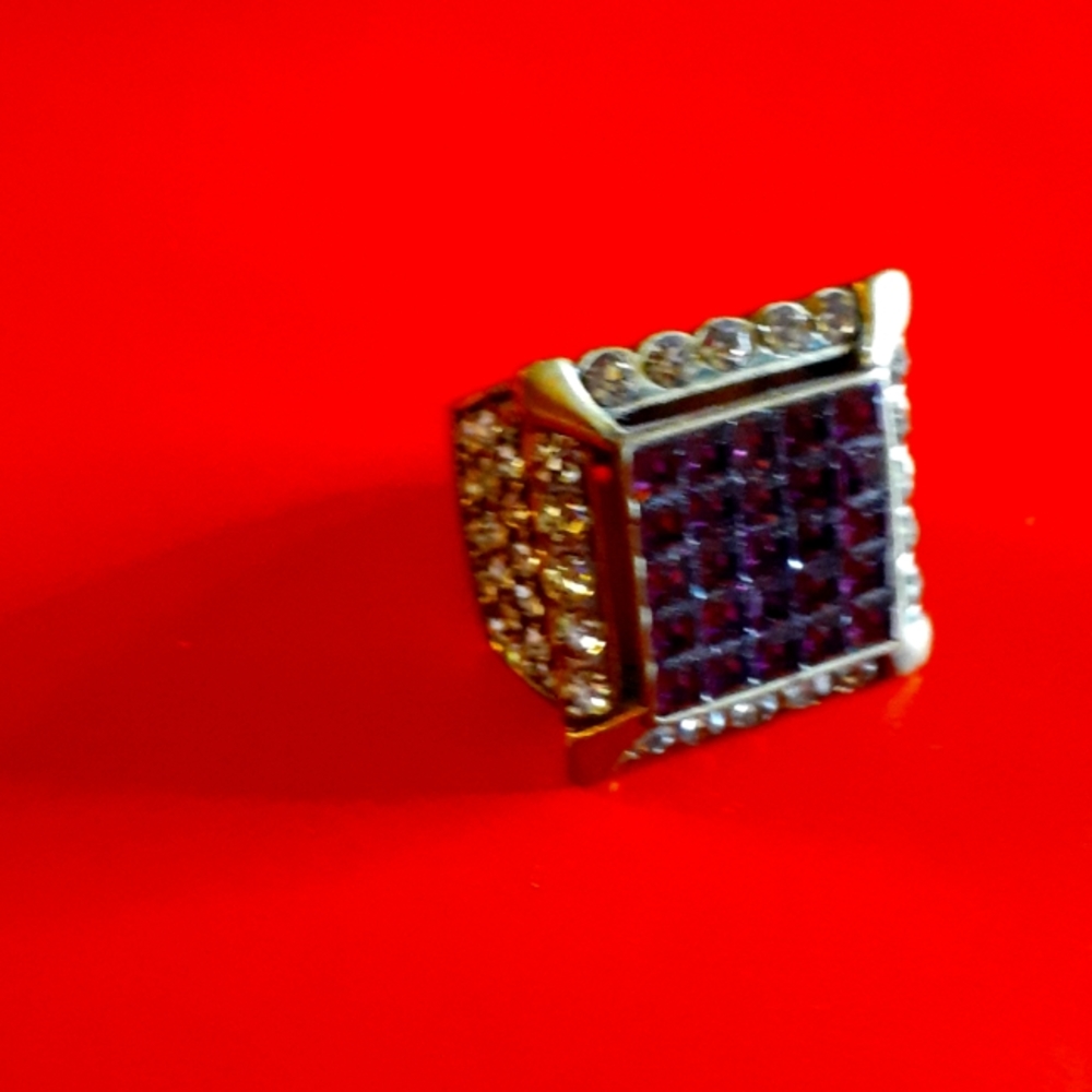 Vintage! heidi daus bold and beautiful ring  size 8